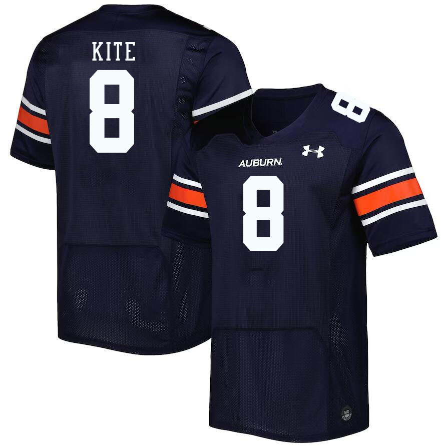 Men #8 Antonio Kite Auburn Tigers College Football Jerseys Stitched-Navy